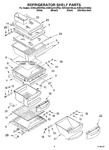 Diagram for 03 - Refrigerator Shelf Parts