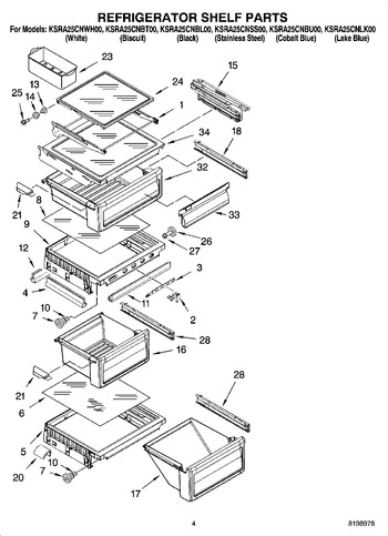 Diagram for KSRA25CNBU00