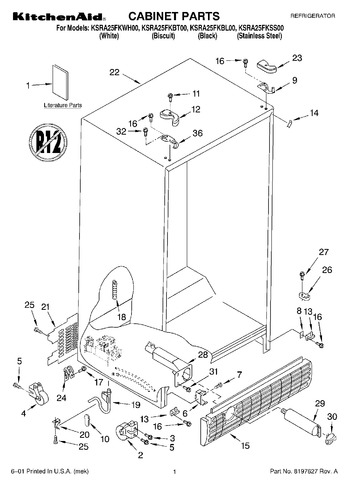 Diagram for KSRA25FKBL00