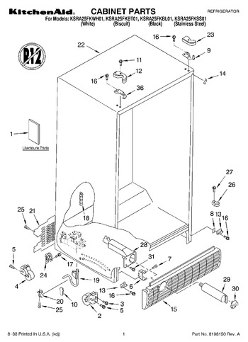 Diagram for KSRA25FKBL01