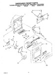 Diagram for 08 - Dispenser Front Parts