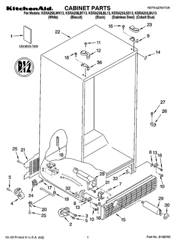 Diagram for KSRA25ILBL13