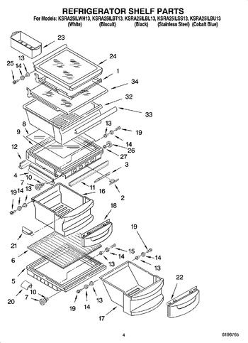 Diagram for KSRA25ILBL13