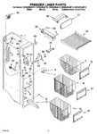 Diagram for 04 - Freezer Liner Parts