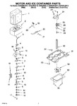 Diagram for 05 - Motor And Ice Container Parts