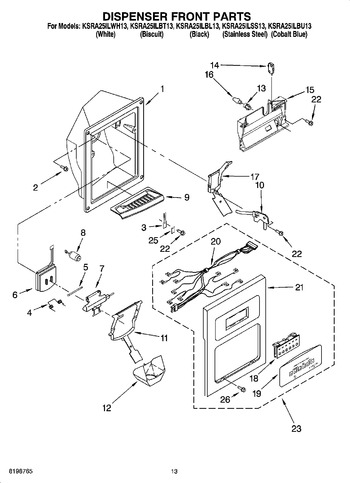 Diagram for KSRA25ILBL13