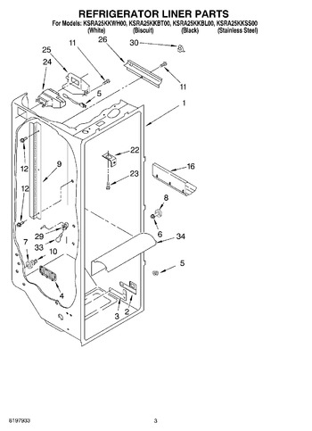 Diagram for KSRA25KKWH00