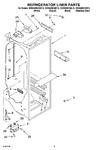 Diagram for 02 - Refrigerator Liner Parts