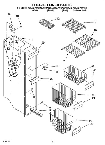 Diagram for KSRA25KKBL12