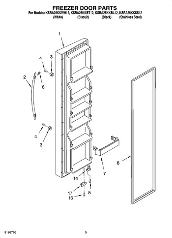 Diagram for KSRA25KKBL12