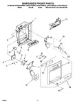 Diagram for 08 - Dispenser Front Parts