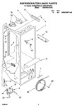 Diagram for 02 - Refrigerator Liner Parts