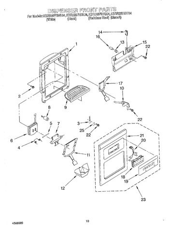 Diagram for KSRB25FHWH04