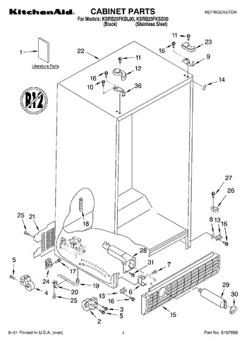 Diagram for KSRB25FKSS00