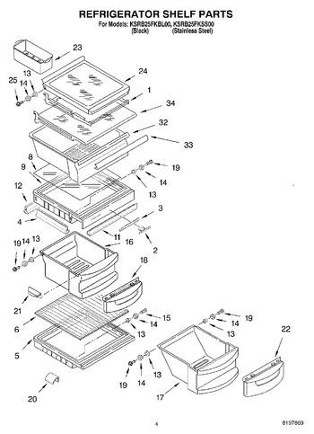 Diagram for KSRB25FKBL00