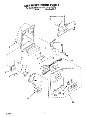 Diagram for KSRB25FKSS00