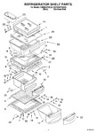 Diagram for 03 - Refrigerator Shelf Parts