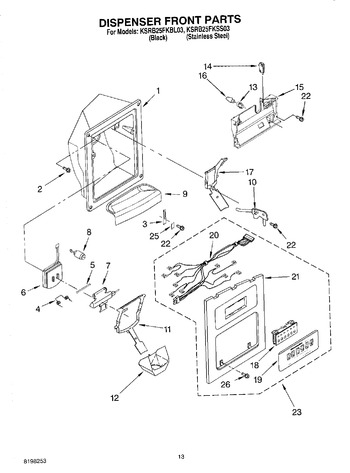 Diagram for KSRB25FKSS03