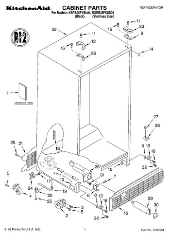 Diagram for KSRB25FKBL04