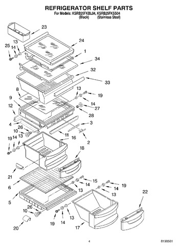 Diagram for KSRB25FKBL04