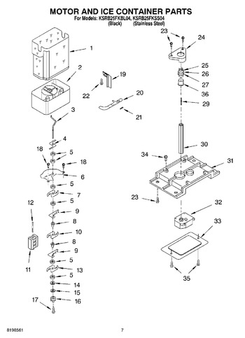 Diagram for KSRB25FKBL04