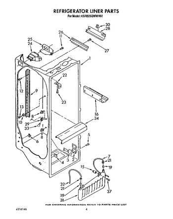 Diagram for KSRB25QWAL02