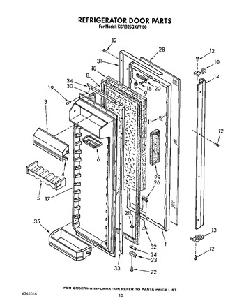 Diagram for KSRB25QXWH00