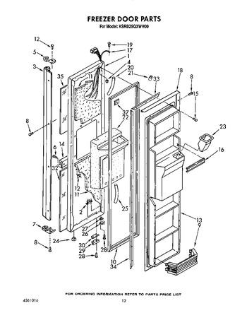 Diagram for KSRB25QXWH00