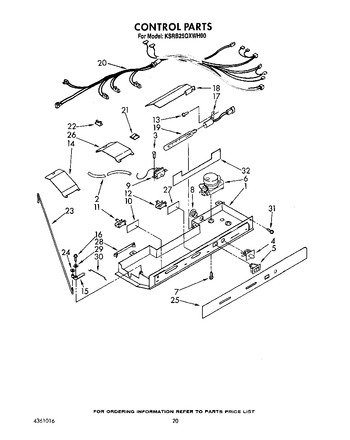 Diagram for KSRB25QXWH00