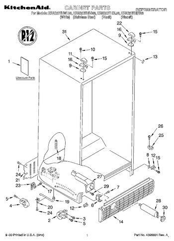 Diagram for KSRB27FHWH03