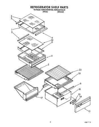 Diagram for KSRC22DXWH00