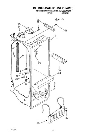 Diagram for KSRC25DXWH11