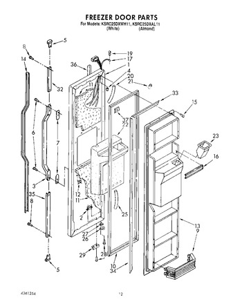 Diagram for KSRC25DXWH11