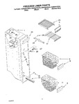 Diagram for 04 - Freezer Liner Parts