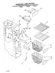 Diagram for 04 - Freezer Liner Parts