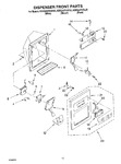 Diagram for 09 - Dispenser Front Parts