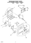 Diagram for 09 - Dispenser Front Parts