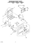 Diagram for 09 - Dispenser Front Parts