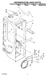 Diagram for 02 - Refrigerator Liner Parts