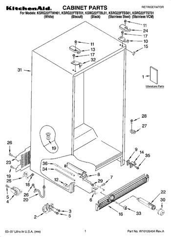 Diagram for KSRG22FTBL01