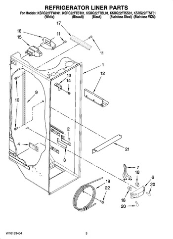 Diagram for KSRG22FTBL01