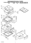 Diagram for 05 - Refrigerator Shelf Parts