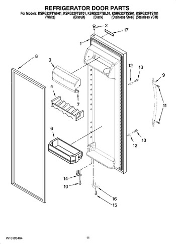 Diagram for KSRG22FTBL01