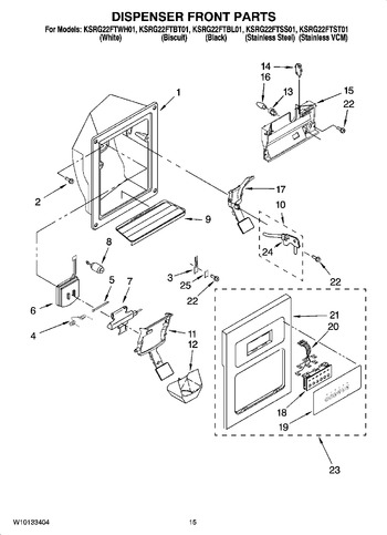 Diagram for KSRG22FTBL01