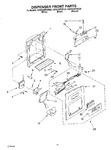 Diagram for 08 - Dispenser Front Parts