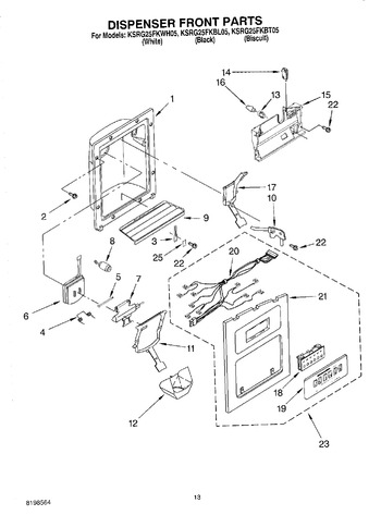 Diagram for KSRG25FKBL05