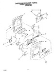 Diagram for 08 - Dispenser Front Parts