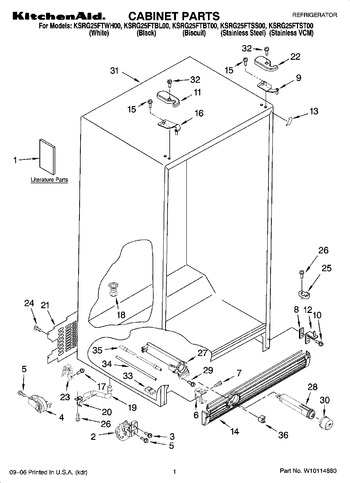 Diagram for KSRG25FTBL00