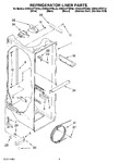 Diagram for 02 - Refrigerator Liner Parts