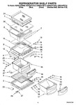 Diagram for 03 - Refrigerator Shelf Parts